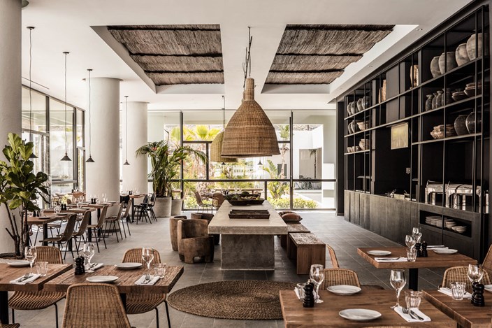 Casa Cook Rhodes Kitchen Club restaurant dining room