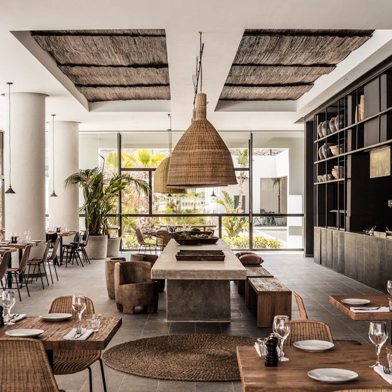 Casa Cook Rhodes Kitchen Club restaurant dining room